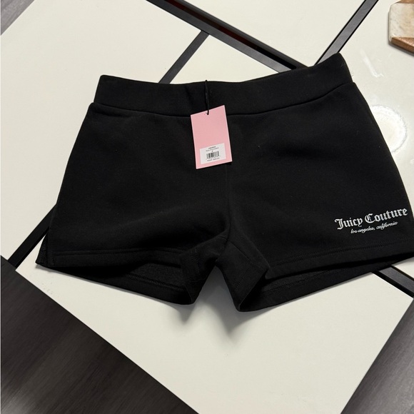 Juicy Couture Pants - NWT Juicy Couture "Liquorice" Black High-Waisted Shorts - Size Medium